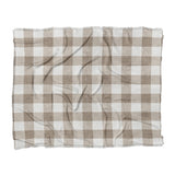 Buffalo Plaid Light Cedar Brown in King (104" x 88") Size