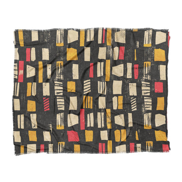 Milo Black Red & Yellow in King (104" x 88") Size