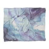 Zephyr Watercolor Blue & Purple in King (104" x 88") Size