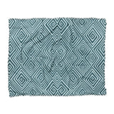 Hoffman Teal in King (104" x 88") Size