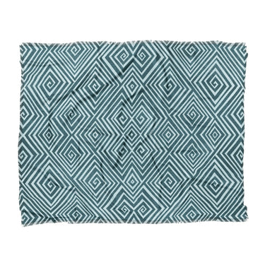 Hoffman Teal in King (104" x 88") Size