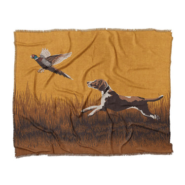 That Dog'll Hunt Orange in King (104" x 88") Size