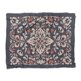 Annette Navy & Orange in King (104" x 88") Size