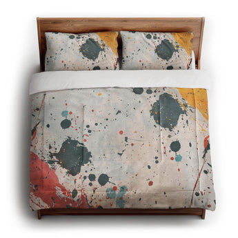 Colin Paint Splatter Multicolor in King (104" x 88") Size