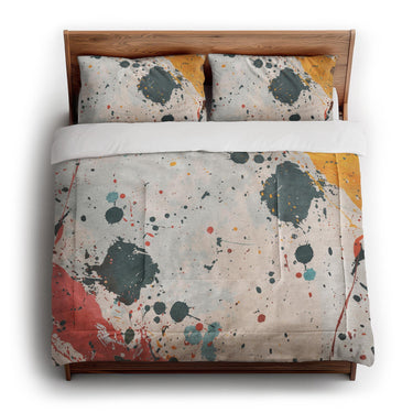Colin Paint Splatter Multicolor in King (104" x 88") Size