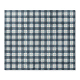 Wallace Plaid Blue & Teal in King (104" x 88") Size