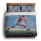 8 Bit Running Back in King (104" x 88") Size