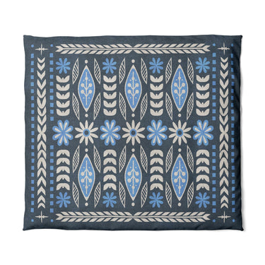 Topanga Navy & Columbia in King (104" x 88") Size