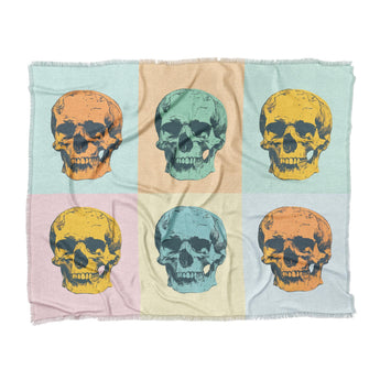 Pop Art Skulls in King (104" x 88") Size