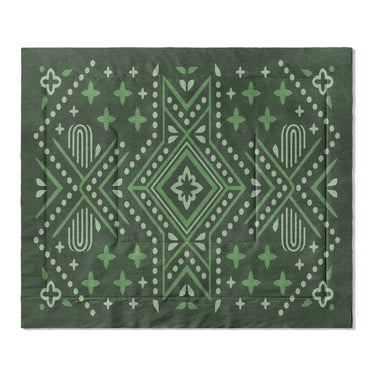 Durand Forest Green in King (104" x 88") Size