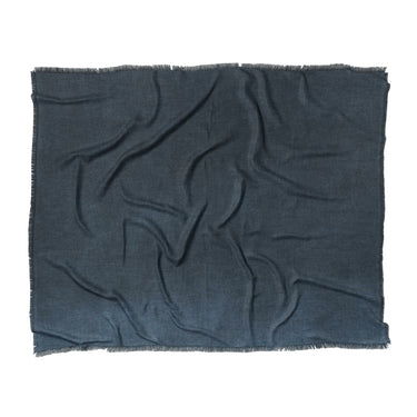 Keanu Watercolor Navy Blue Ombre in King (104" x 88") Size