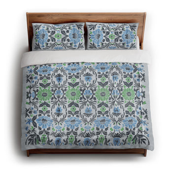 Corriana Blue & Green in King (104" x 88") Size