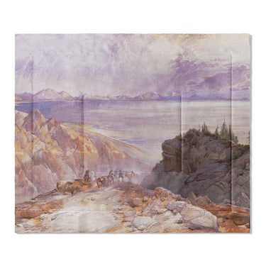 The Great Salt Lake of Utah by Thomas Moran in King (104" x 88") Size