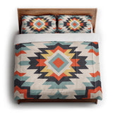 Dakota Blue & Orange in King (104" x 88") Size