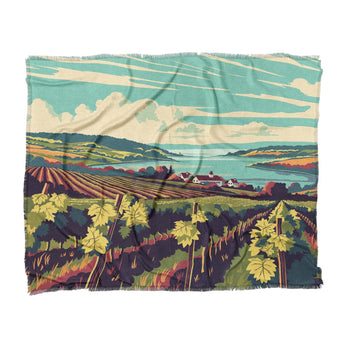 Finger Lakes Vineyard in King (104" x 88") Size