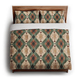 Spokane Sage Green & Taupe in King (104" x 88") Size