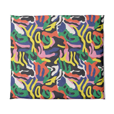 Umberto Black Multicolor in King (104" x 88") Size