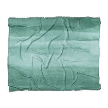 Jacinda Watercolor Teal Ombre in King (104" x 88") Size