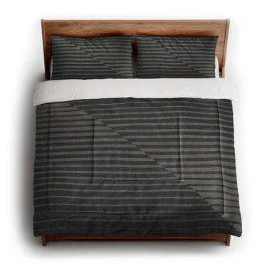 Euclid Black & Neutral Grey in King (104" x 88") Size