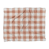 Buffalo Plaid Light Terracotta in King (104" x 88") Size