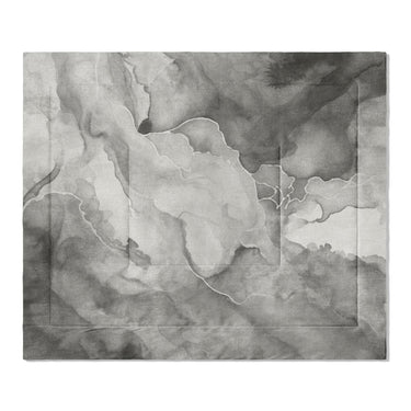 Zephyr Watercolor Grey in King (104" x 88") Size