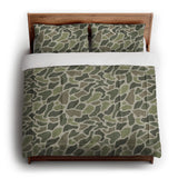 Duck Camo Green in King (104" x 88") Size