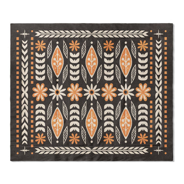 Topanga Black & Yellow in King (104" x 88") Size