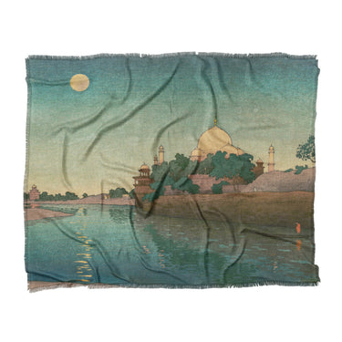 Taj Mahal Twilight by Charles Bartlett in King (104" x 88") Size