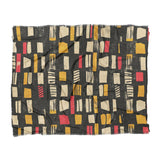 Milo Black, Red, & Yellow in King (104" x 88") Size