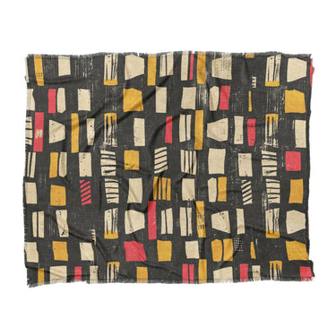 Milo Black, Red, & Yellow in King (104" x 88") Size