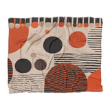 Charl Orange & Taupe in King (104" x 88") Size