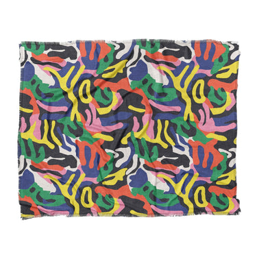 Umberto Black Multicolor in King (104" x 88") Size