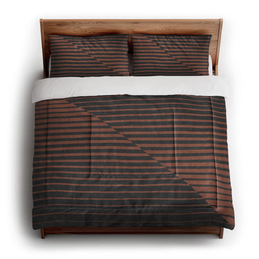 Euclid Black & Rust in King (104" x 88") Size
