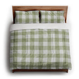 Buffalo Plaid Light Sage in King (104" x 88") Size
