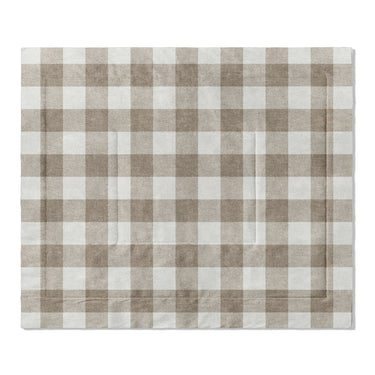 Buffalo Plaid Light Cedar Brown in King (104" x 88") Size