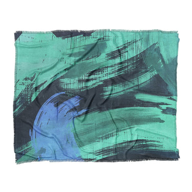 Tethys Navy & Seafoam in King (104" x 88") Size