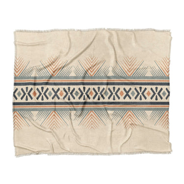 Loxcie Ivory & Blue in King (104" x 88") Size