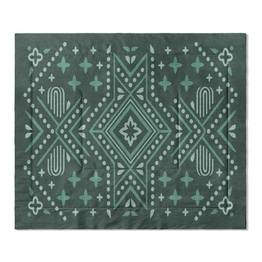 Durand Deep Turquoise in King (104" x 88") Size