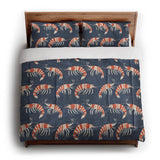 Tribal Prawns in King (104" x 88") Size
