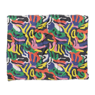 Umberto Black Multicolor in King (104" x 88") Size