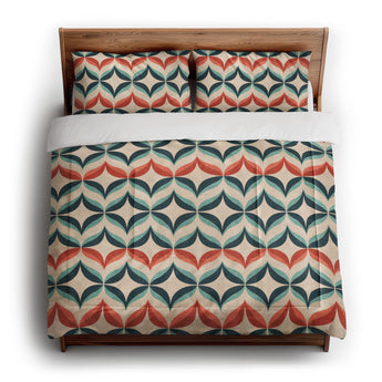 Jasper Blue & Red in King (104" x 88") Size