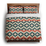 Jasper Blue & Red in King (104" x 88") Size