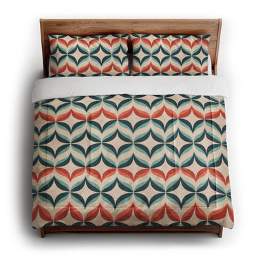 Jasper Blue & Red in King (104" x 88") Size