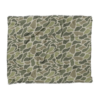 Duck Camo Green in King (104" x 88") Size