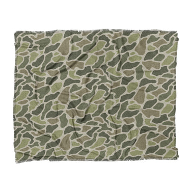 Duck Camo Green in King (104" x 88") Size