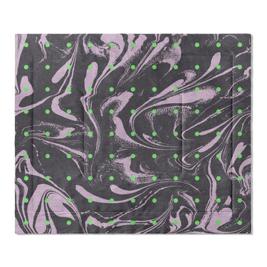 Acid Burn Purple & Green in King (104" x 88") Size