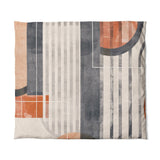 Gordian Navy & Orange in King (104" x 88") Size