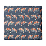 Tribal Prawns in King (104" x 88") Size