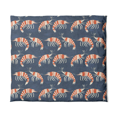 Tribal Prawns in King (104" x 88") Size