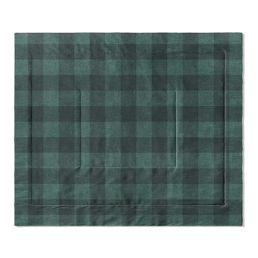 Buffalo Plaid Deep Teal in King (104" x 88") Size